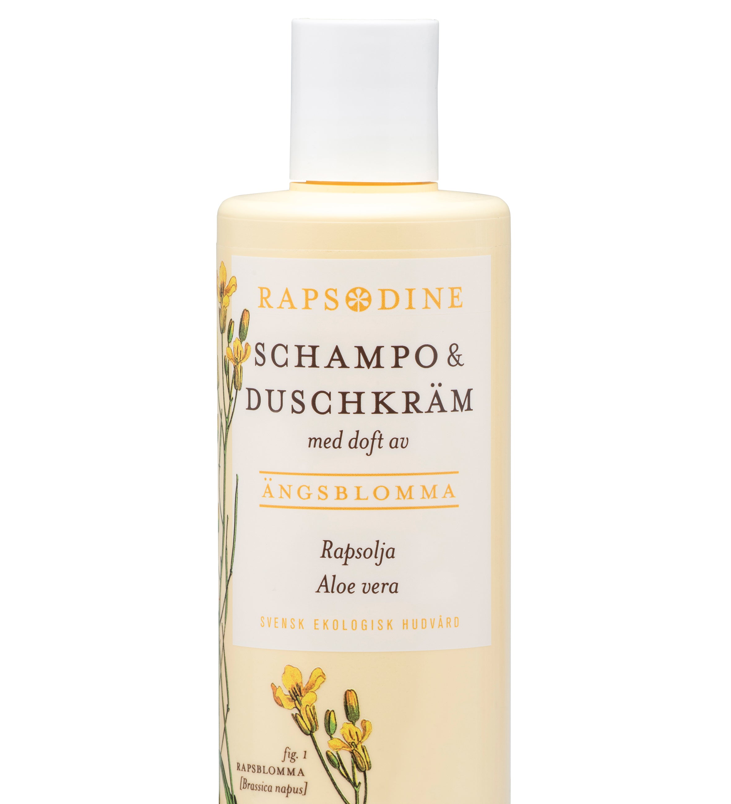 Svenskt, ekologiskt schampo & duschkräm, 250 ml från Rapsodine
